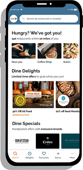 Dine app screenshot